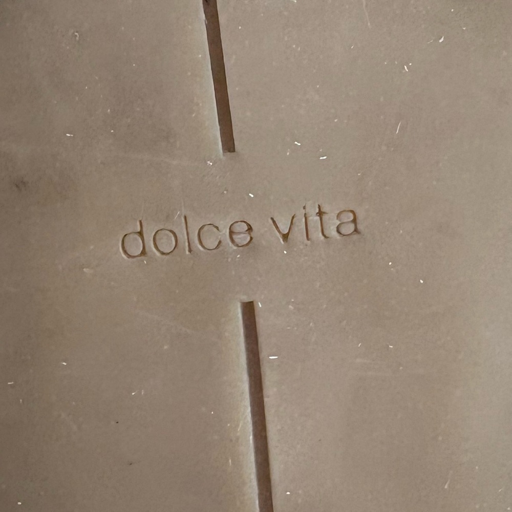 Dolce Vita Pela Chain Sherpa Slip-on Mule Flats - Picture 7 of 10